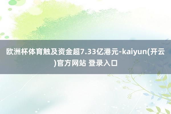 欧洲杯体育触及资金超7.33亿港元-kaiyun(开云)官方网站 登录入口