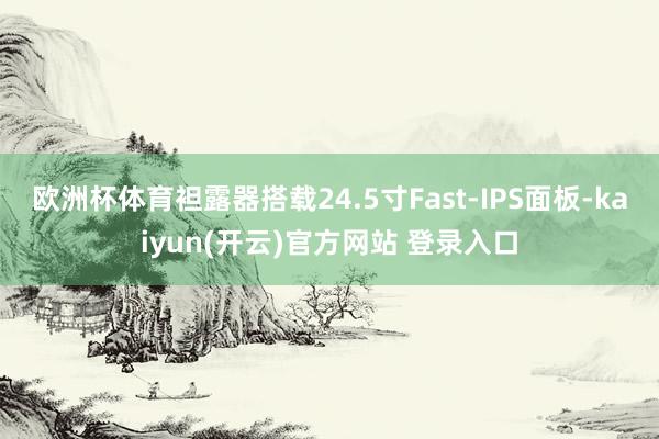 欧洲杯体育袒露器搭载24.5寸Fast-IPS面板-kaiyun(开云)官方网站 登录入口